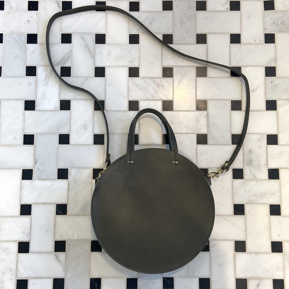 Clare V petit alistair hunter green crossbody bag